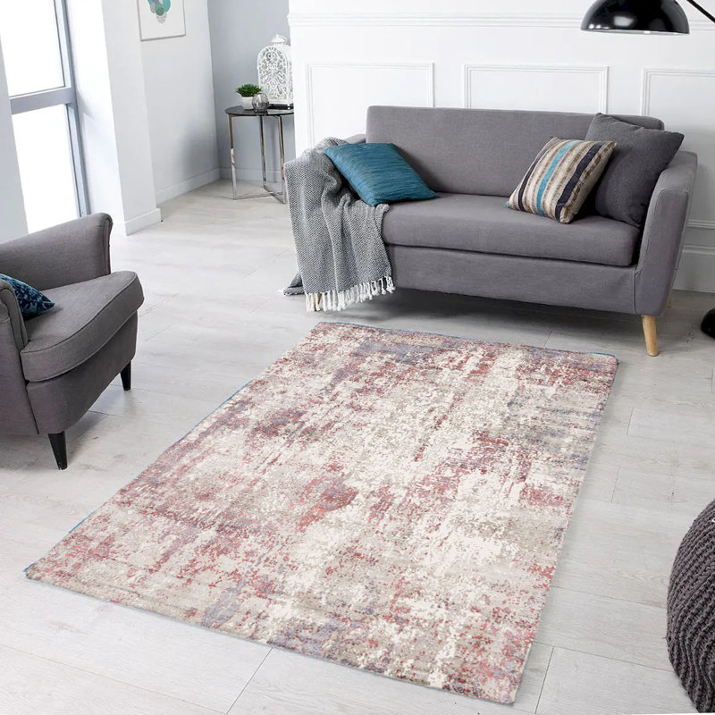 Allure Raspberry Rug, Rectangle 8' x 5'