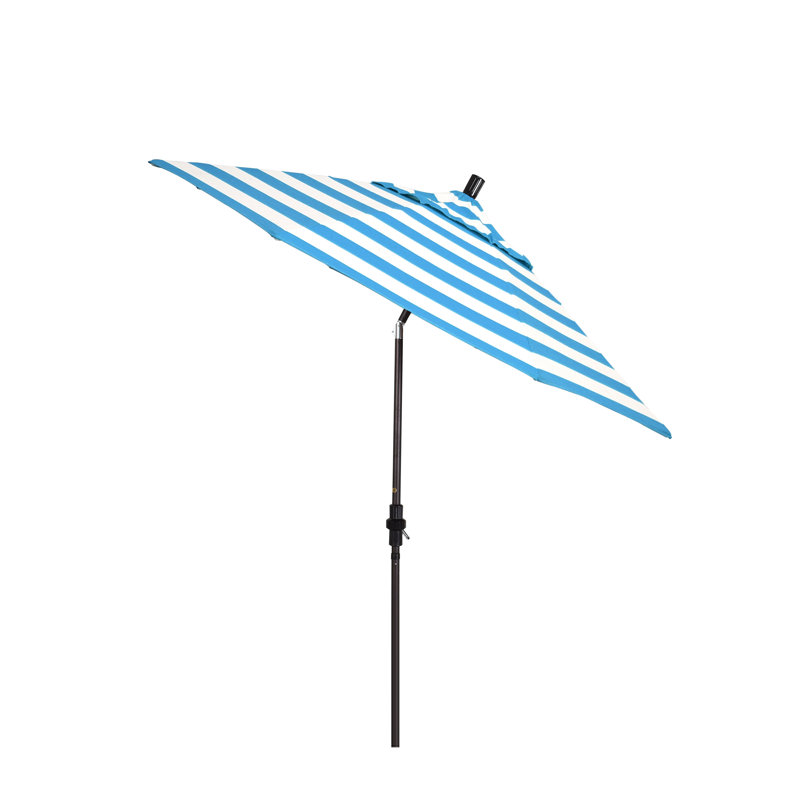 Parasol de marché Sunbrella® 9 pi Roverta, Sunbrella® régate Cabana, Noir