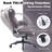 Big and Tall  Ergonomic Executive Office Chair With Adjustable Lumbar Support and Armrest,400LBS-1793054555