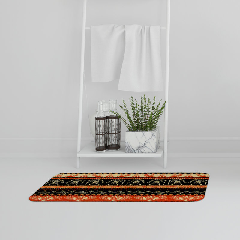 Schefflera Non-Slip Bath Rug