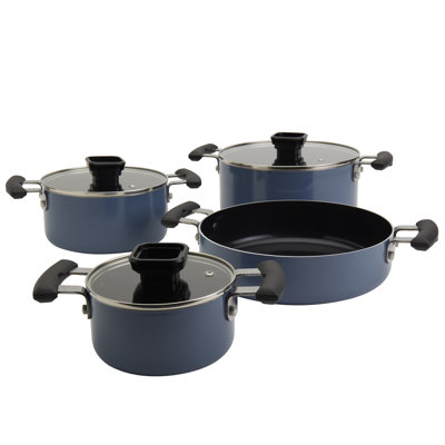 Ensemble de batterie de cuisine antiadhésive en aluminium 7 pièces Danemark Tools for Cooks