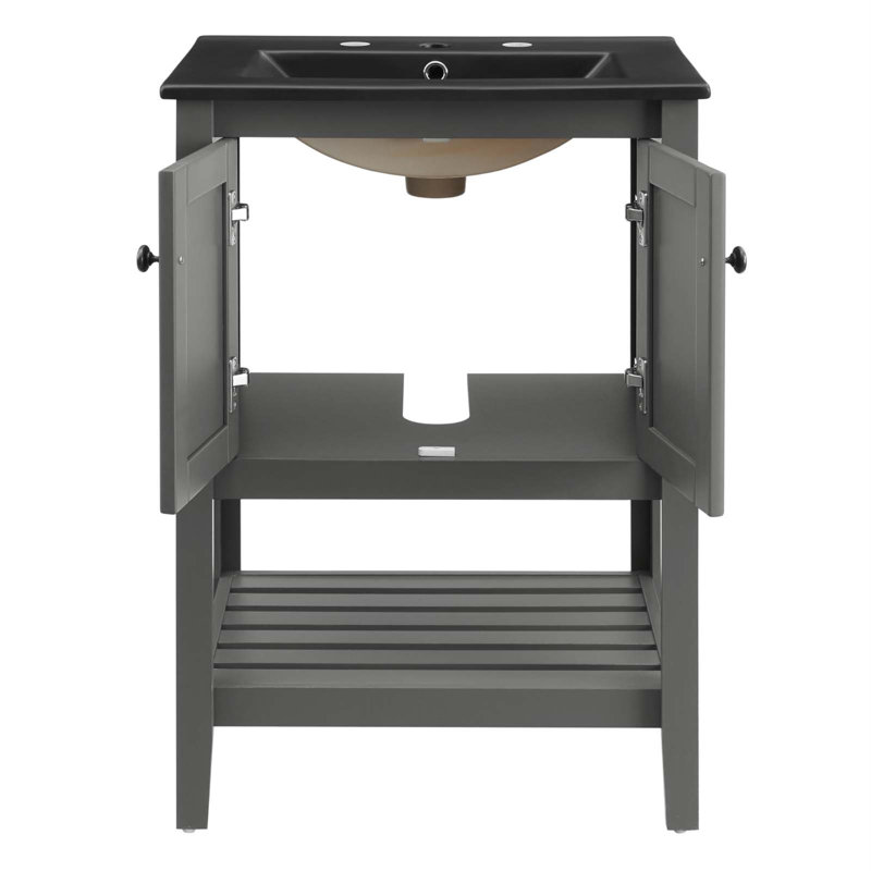 Modway Prestige 24" Bathroom Vanity, Gray