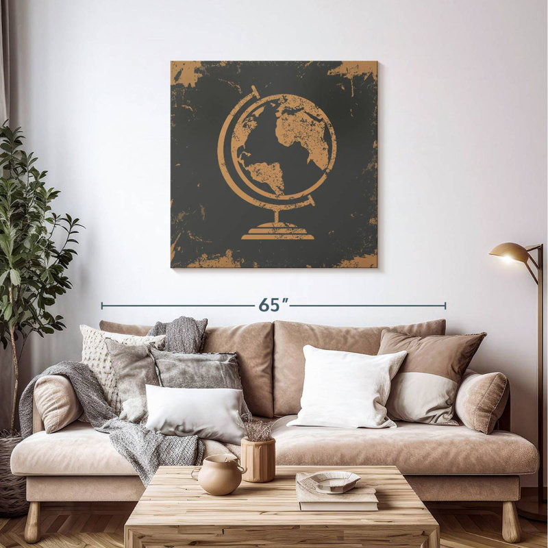 Globe terrestre Keiri, H 39 po x l 39 po
