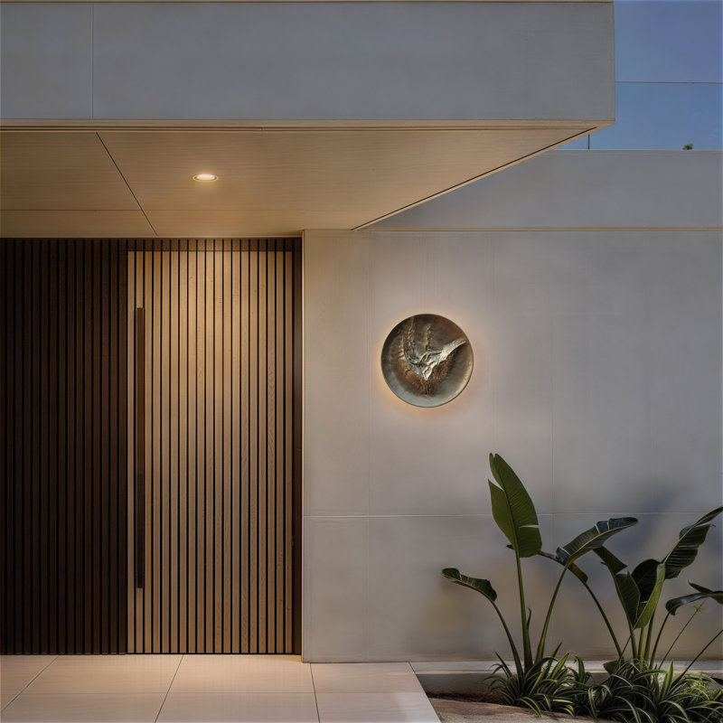 Applique murale lune, Laiton