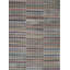 Flat Woven Stripped Pattern Antique American Room Size Rag Rug