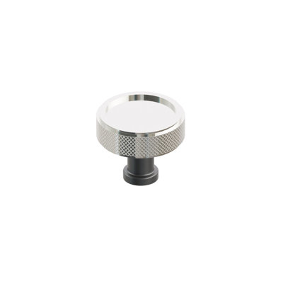 Emtek SELECT Wardrobe Knob 1-3/4" Round Stem Knurled Bar