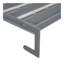 Grand lit escamotable mural avec coussin, gris-115380608-115380614