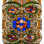 Plants & Flowers Stained Glass Panel