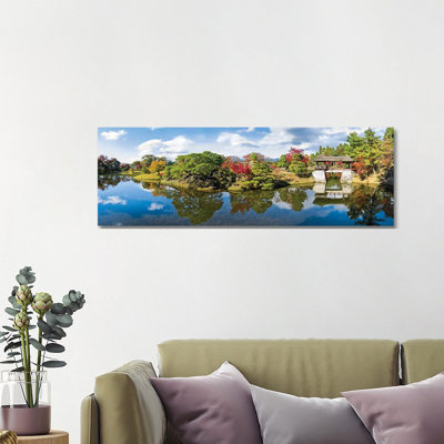 Shugakuin Imperial Villa, Kyoto, Japan by Jan Becke - Wrapped Canvas Panoramic Print