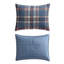 Ensemble d'édredon réversible en microfibre brossée bleu marine Eddie Bauer Shasta Lake-242666877