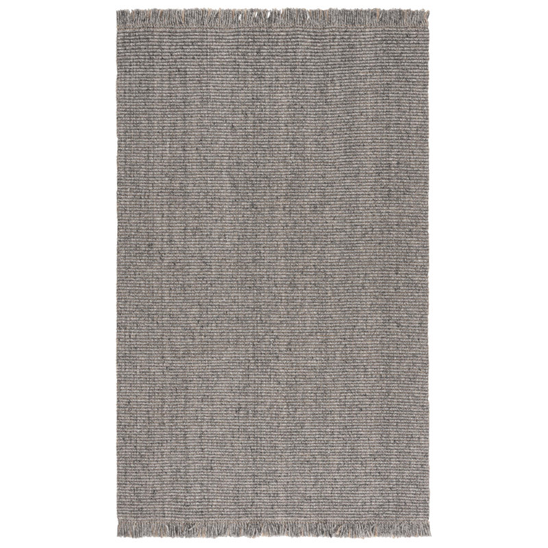 Tapis gris anthracite Natural Fibre 842, Rectangulaire 3 pi x 5 pi