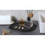 Plateau de rangement décoratif en bronze pour bijoux
