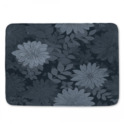Tapis de bain floral