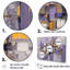 Décoration murale rose et mauve abstrait Shadows II - Formes abstraites-95868555-134048380