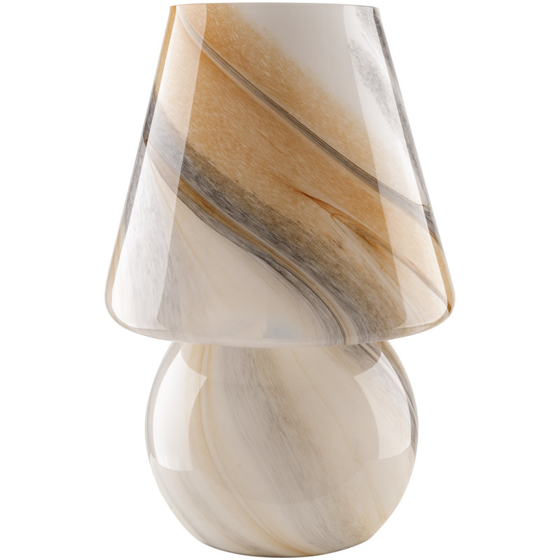 Lampe en verre Norfolk, Gris