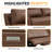 44" Triple power Leather Recliner Chair with Zero Gravity Adjustable Headrest and Built-In USB Port-30325634