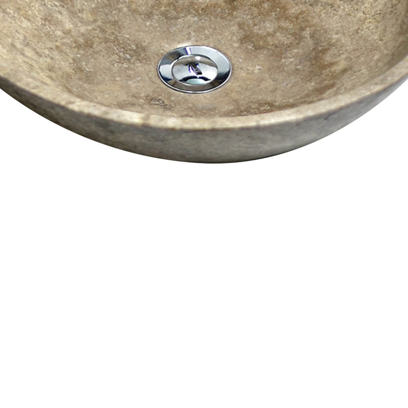 AA Warehousing Suzie 16.5 " Stone Circular Bathroom Sink