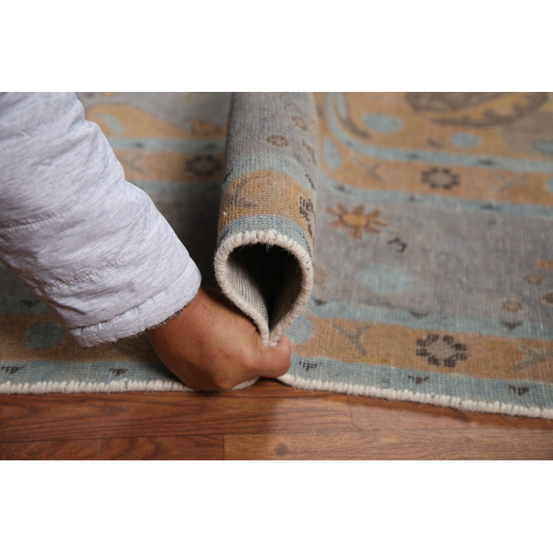 Tapis traditionnel délavé surteint 8 x 11