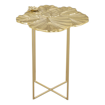 Tall Pedestal End Table by Everly Quinn