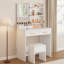Meuble-lavabo blanc 55,1 po