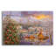  «Seasons Greetings» par Nicky Boehme, art mural en verre acrylique, 16 po x 12 po
