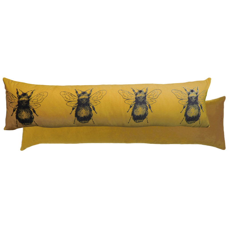 Velvet Draught Excluder, Gold