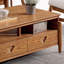 Table basse rétro en bois massif