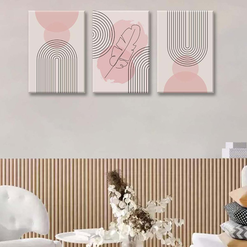 3 Piece Wrapped Canvas Print, 60 cm H x 40 cm W
