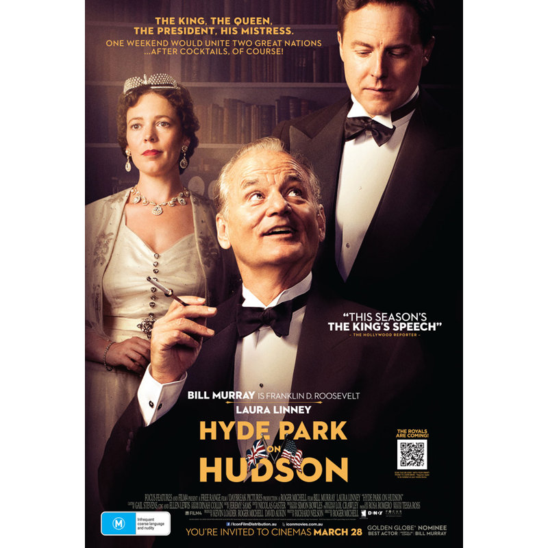 Hyde Park on Hudson, H 24 po x l 17 po