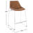 Chaliah Upholstered Counter Stool with Metal Frame-1648794933-1686811672