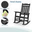 Chaise Adirondack berçante en plastique Anick-1357277753