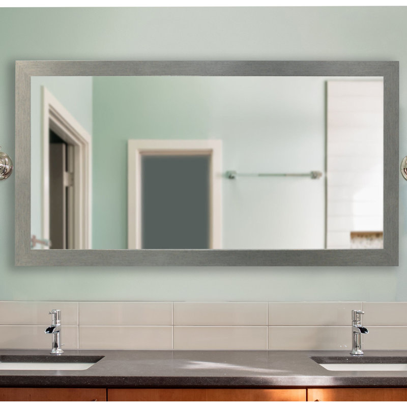 Evanston Flat Wall Mirror, 35" H x 64" W