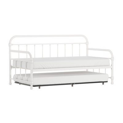 Shumacker Metal Daybed with Trundle - Twin