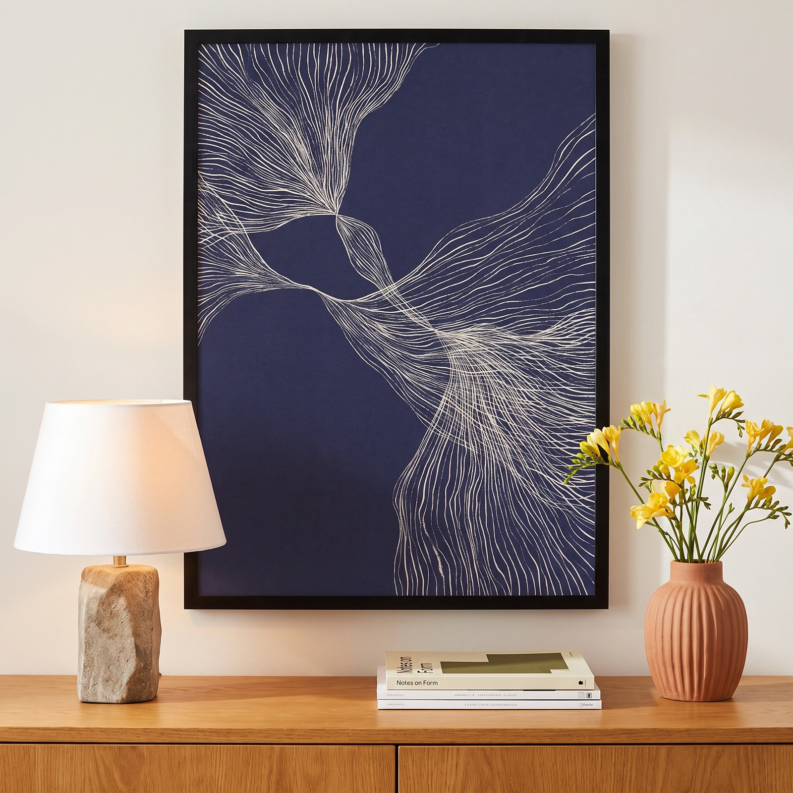 Interaction 1 by Alisa Galitsyna, Black, 33" H x 25" W x 1" D