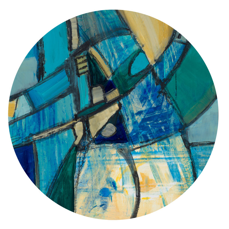 Abstract Non-Wall Damaging Wall Decal