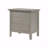 26"H Silver Champagne 3-Drawer Nightstand-1940183888