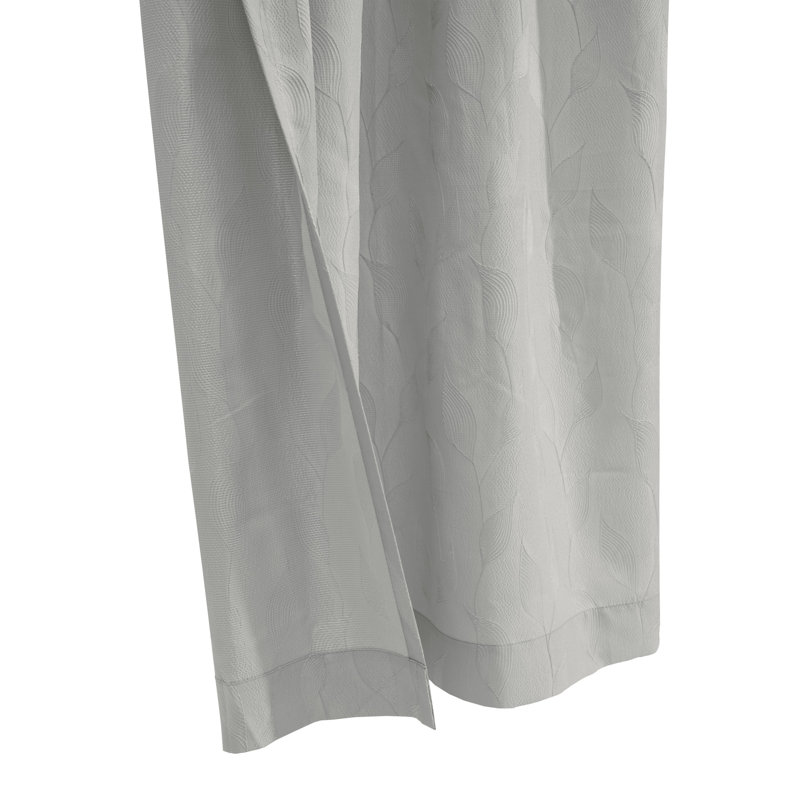 Panneau de rideau à œillets gris Palyn, L 52 po x L 84 po