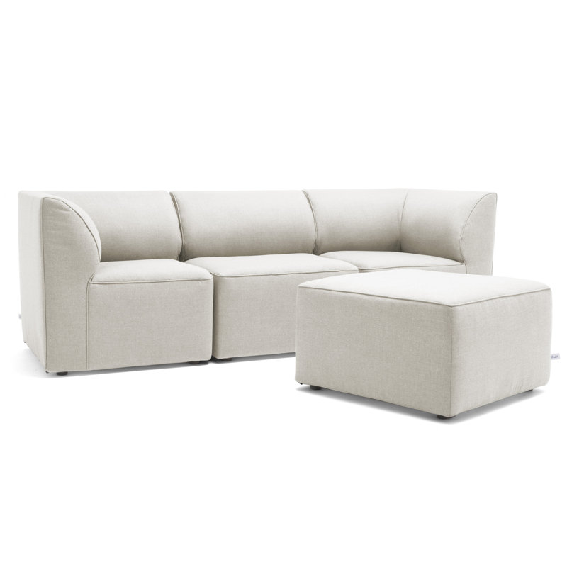 Canapé modulaire d'extérieur 6 pièces Big Joe, 4, Fonte d'argent de qualité supérieure