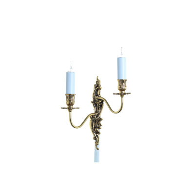 Mayflower Steel Candle Wall Light