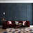 Deep Navy Classic Wall Panel Mural-1216297961