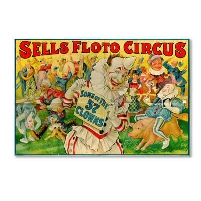 « sells cirque », reproduction d’impression sur toile tendue