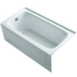 Bancroft 60" x 32" Alcove BubbleMassage Air Bathtub