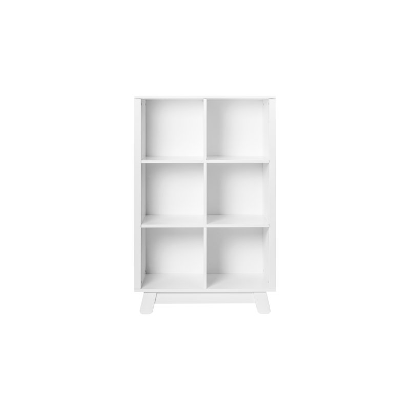 Hudson Cubby 48" H x 15.5" Kids Bookcase, White