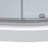 Monaco 38 In. W X 38 In. D X 75 In. H Framed Round Corner Brushed Nickel Shower Kit-120146607