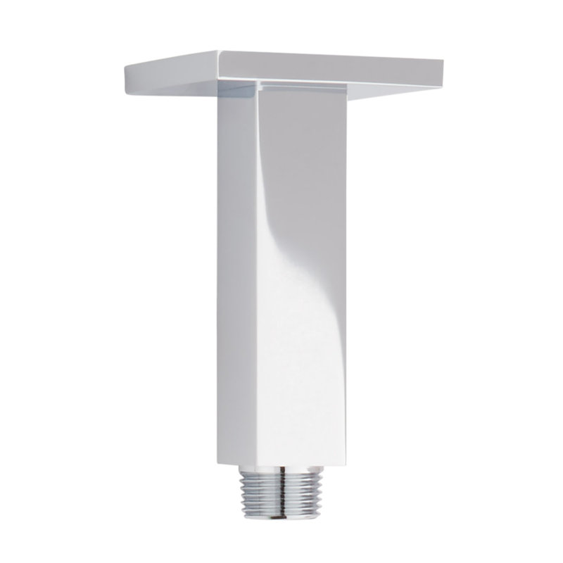4" Square Ceiling-Mount Shower Arm, Chrome