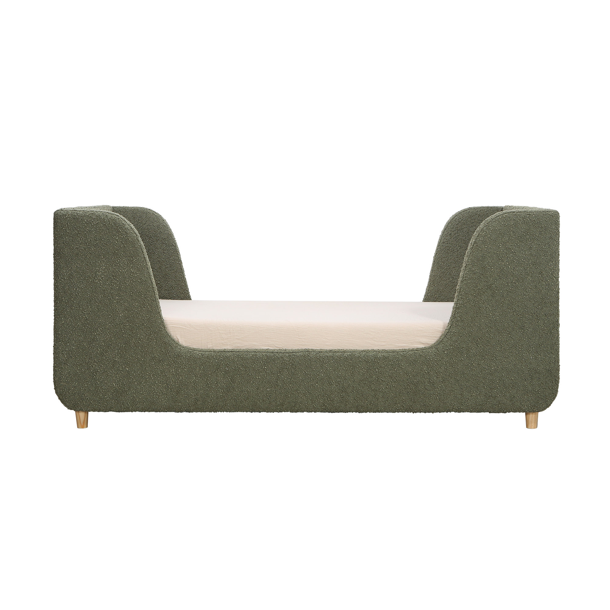 Bodhi Toddler Bed by Second Story Home, Sage Boucle