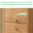 Solid Wood Rattan Environmental Storage Locker Solid Wood Accent Cabinet-101547090