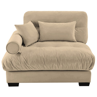 Milano Sofa LSF W/3 pillows - Beige