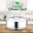 NutriChef 8 Quarts Stainless Steel Stock Pot