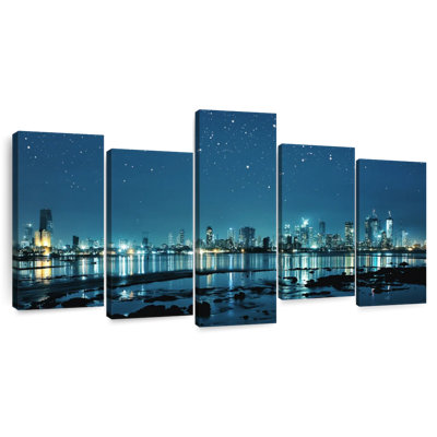 Sireci Mumbai Skyline At Night